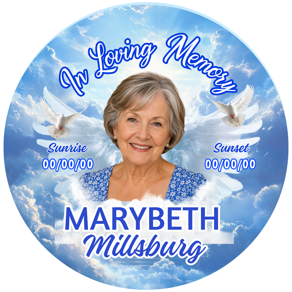 Bereavement & Memorial Photo Buttons
