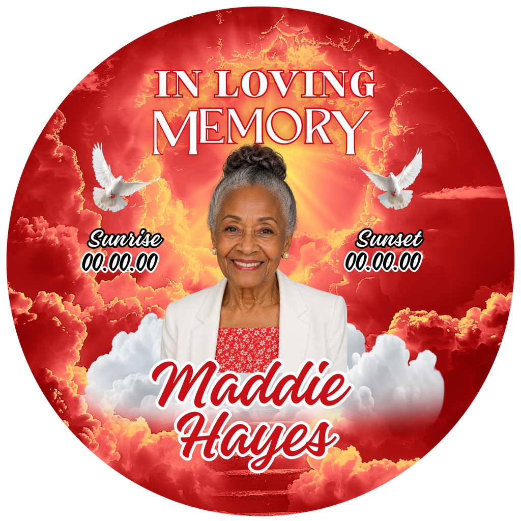 Bereavement & Memorial Photo Buttons
