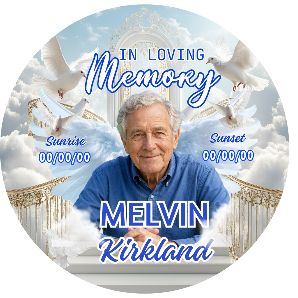 Bereavement & Memorial Photo Buttons