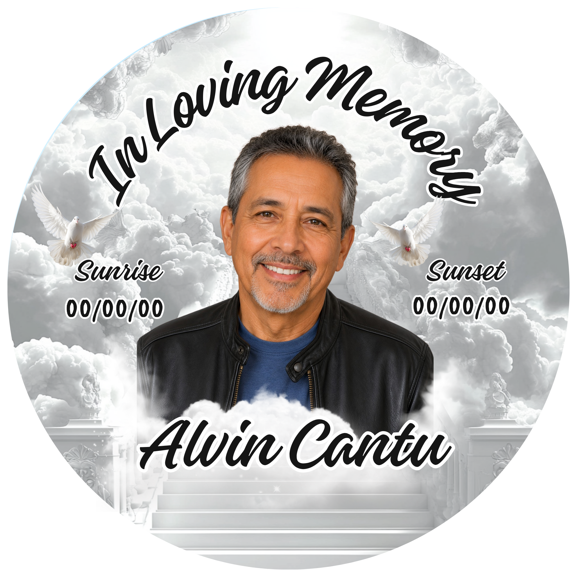 Bereavement & Memorial Photo Buttons