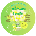 Baby Birth Announcement Buttons