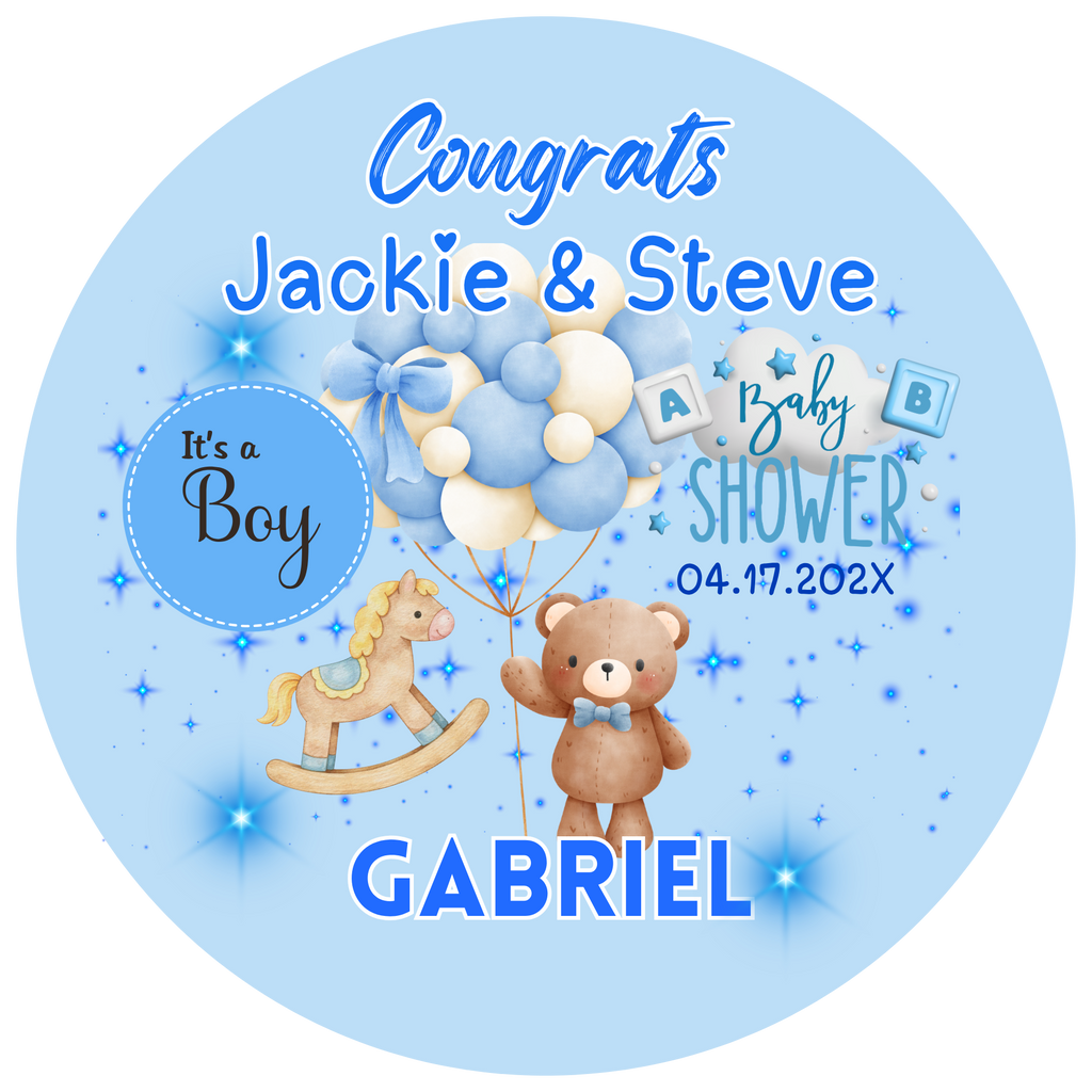 Baby Shower Announcement Buttons