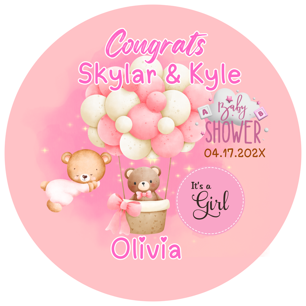 Baby Shower Announcement Buttons
