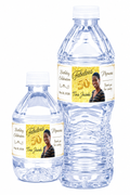 Custom Birthday Water Bottle Stickers Labels Set of 50