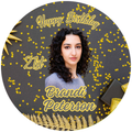 Birthday Photo Buttons Chic