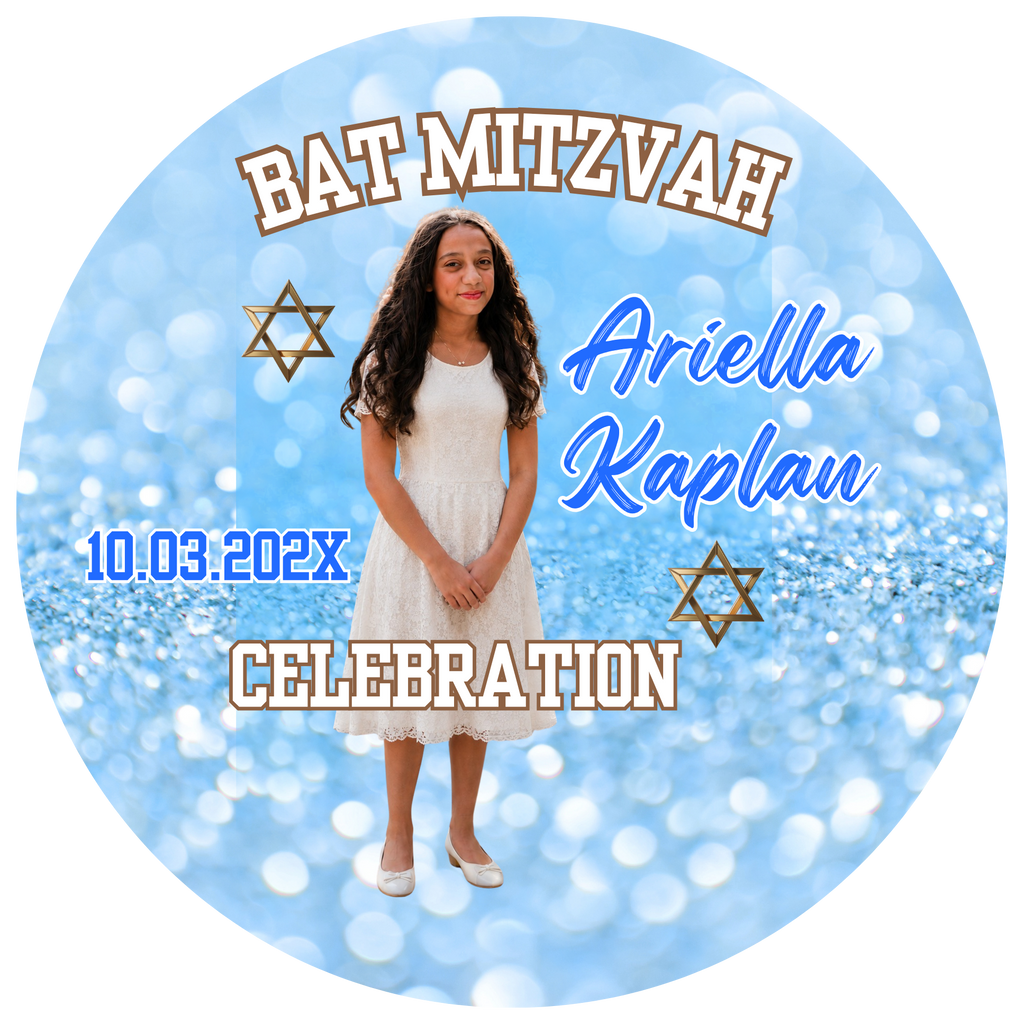 Bat Mitzvah Photo Buttons