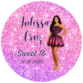 Birthday Photo Buttons Sweet 16