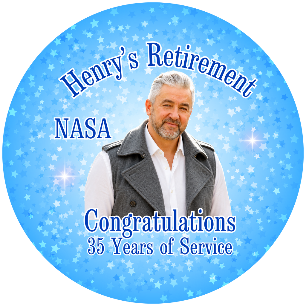 Retirement Photo Buttons