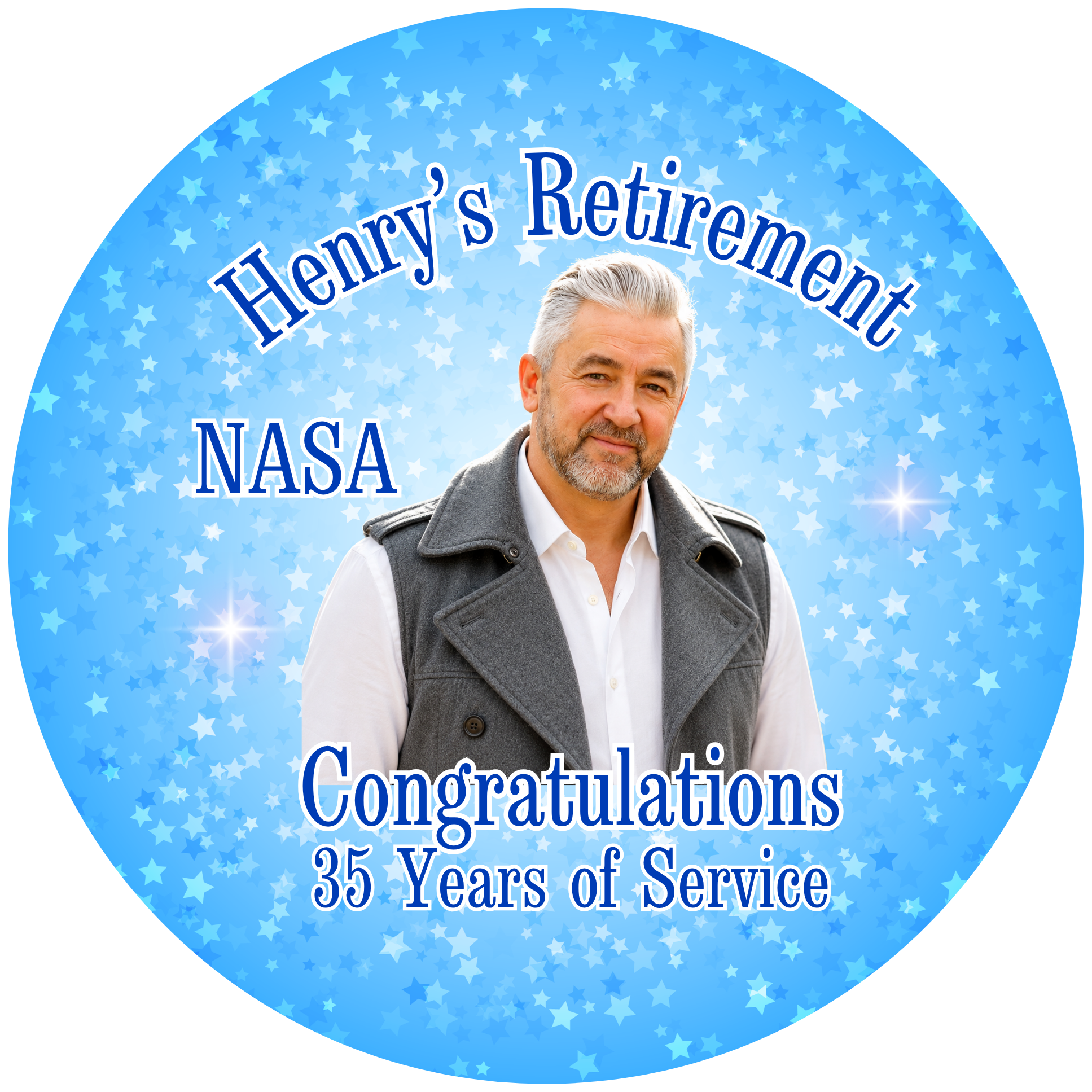 Retirement Photo Buttons