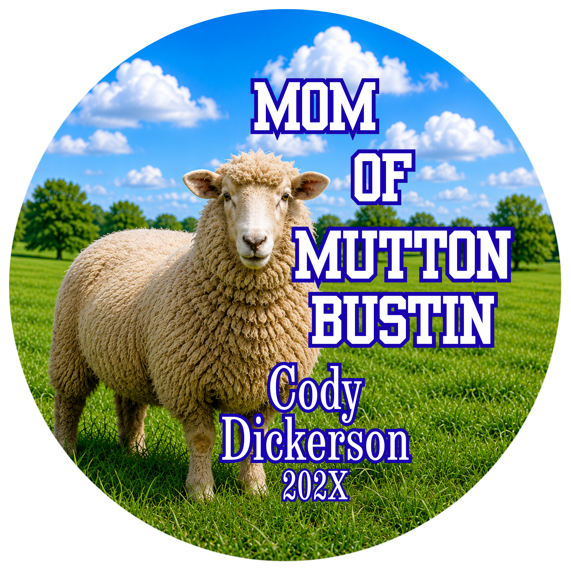 Event Photo Buttons Rodeo Mutton Bustin