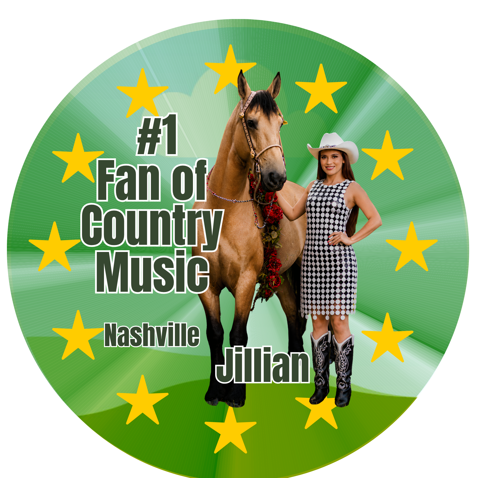 Event Photo Buttons Concert Country Music Fan