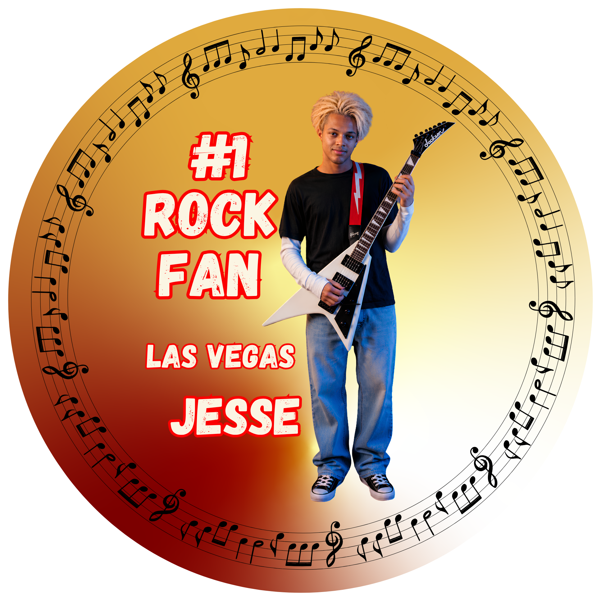 Event Photo Buttons Concert Rock Fan