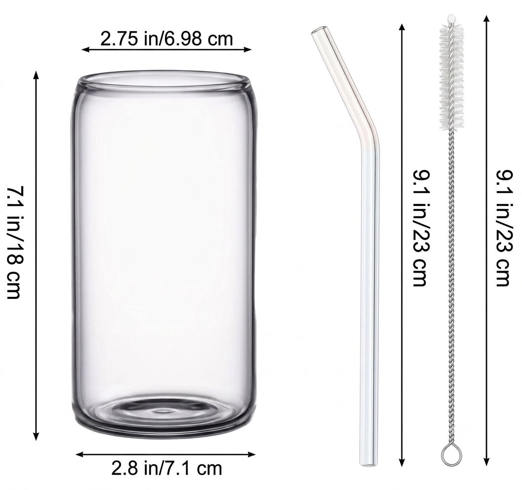 Custom Libbey Glass Cup Can