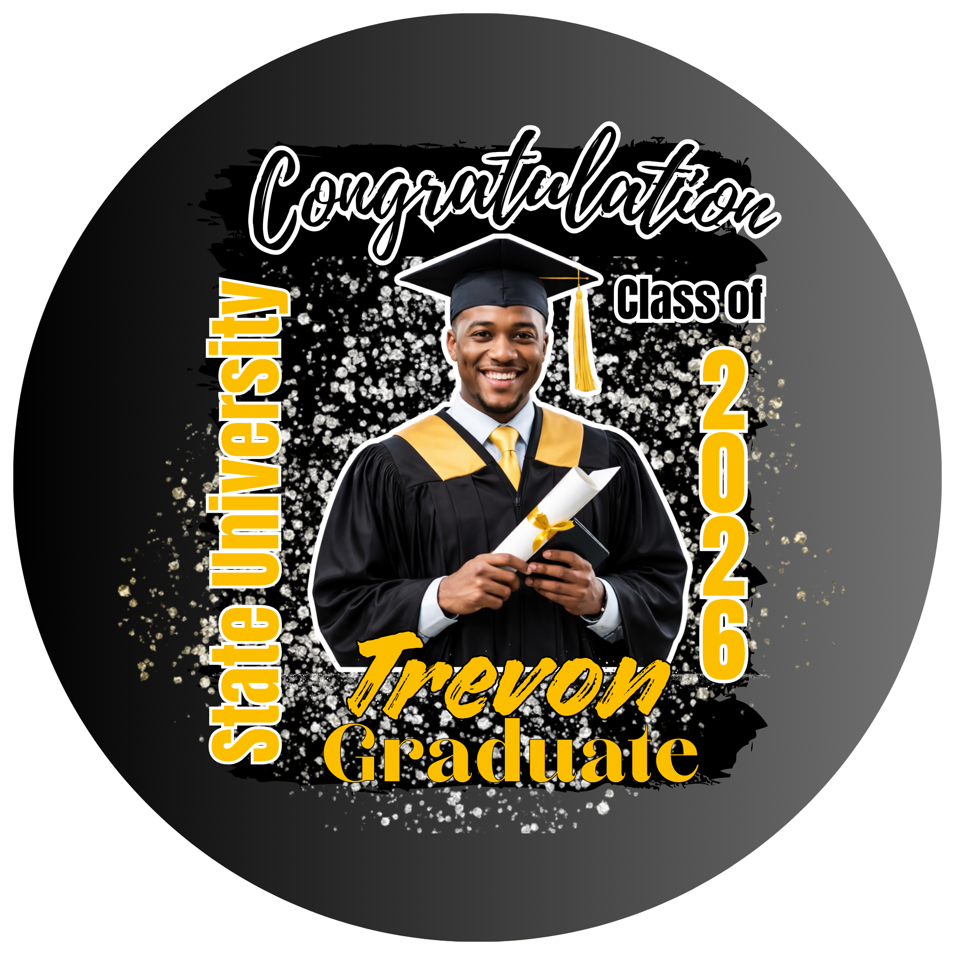 Graduation Photo Buttons