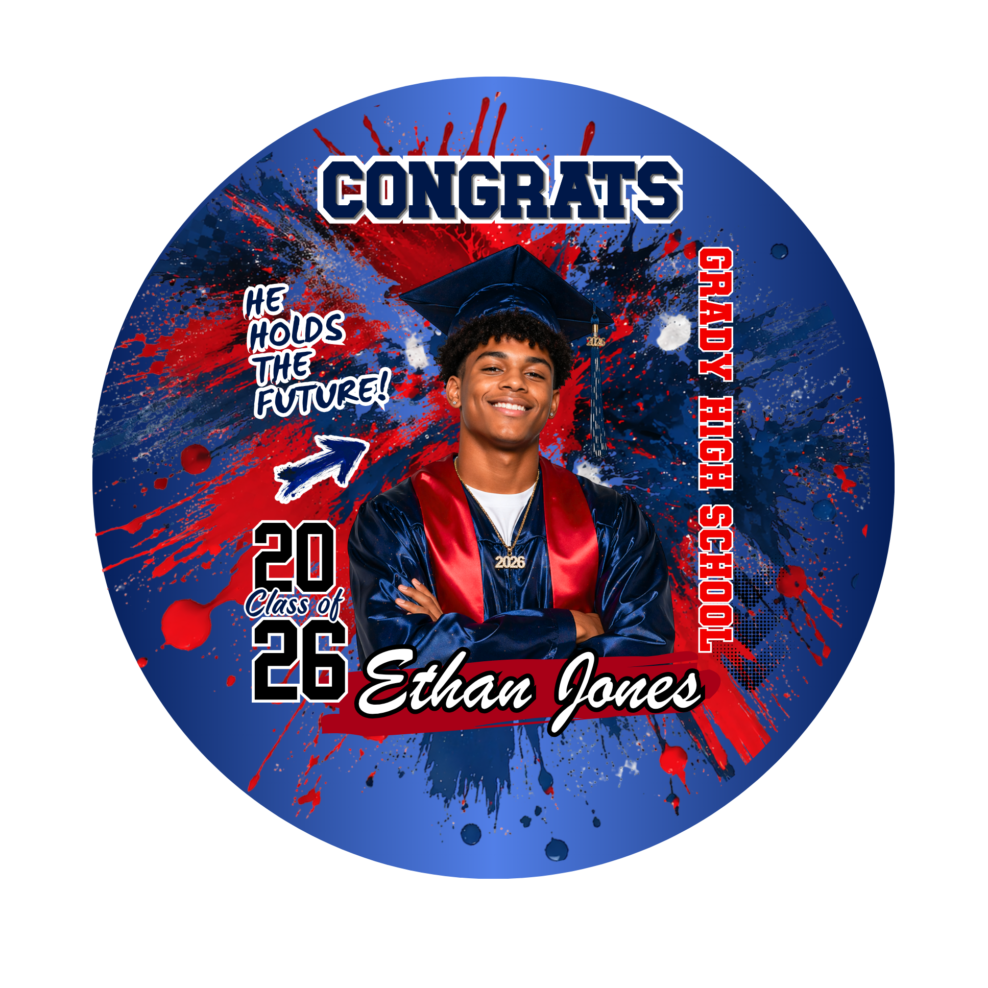 Graduation Photo Buttons
