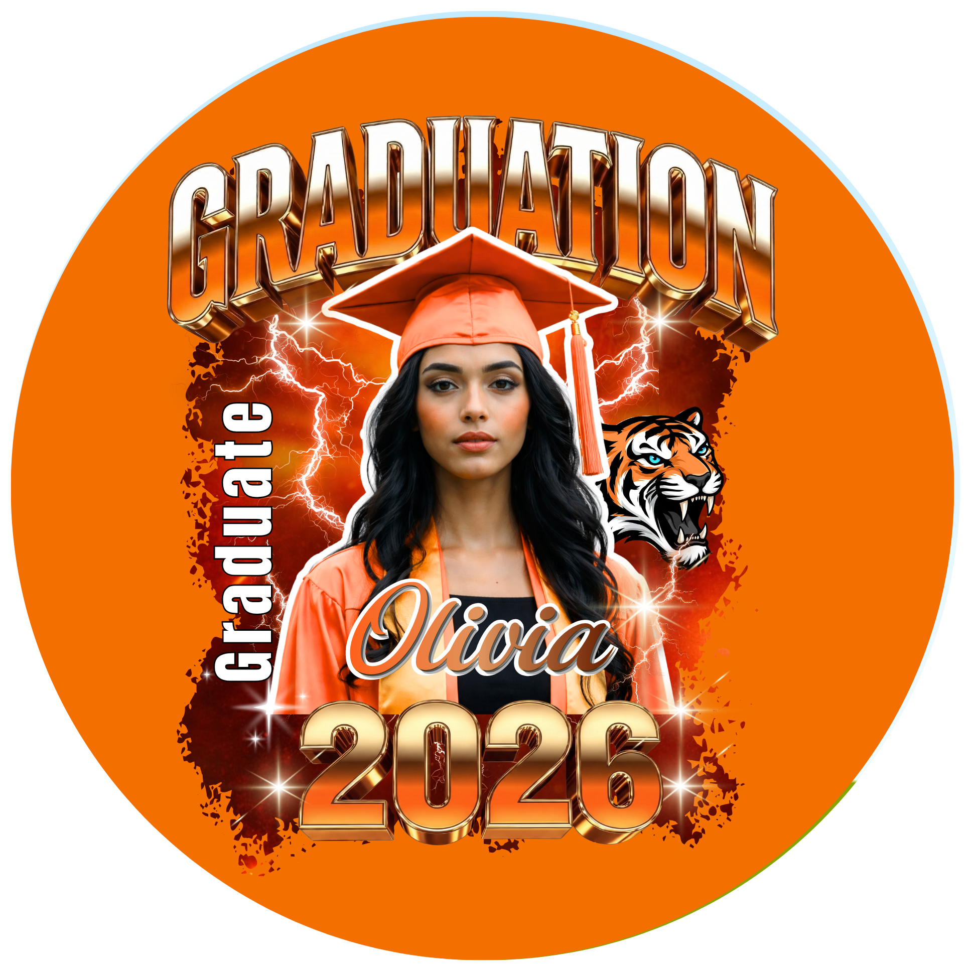 Graduation Photo Buttons