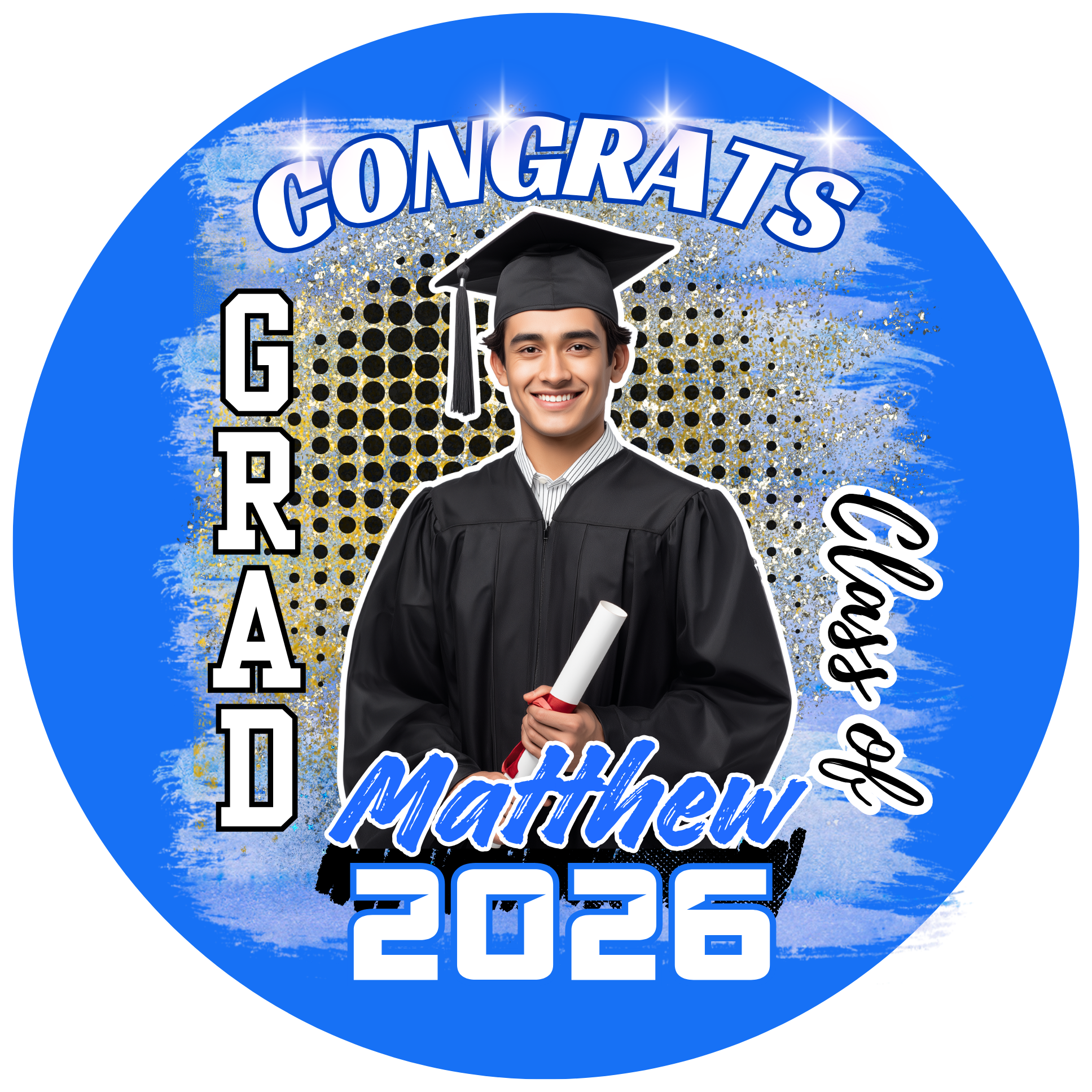 Graduation Photo Buttons