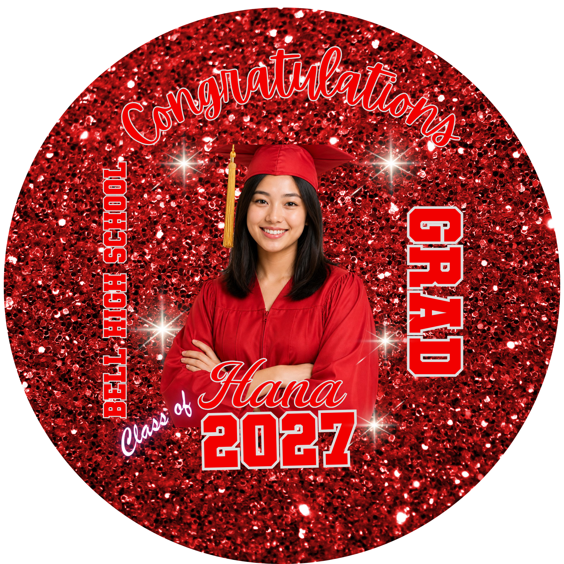 Graduation Photo Buttons