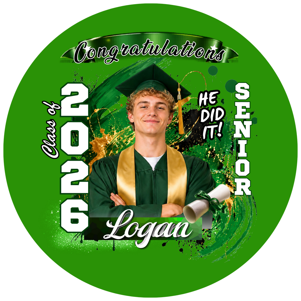 Graduation Photo Buttons