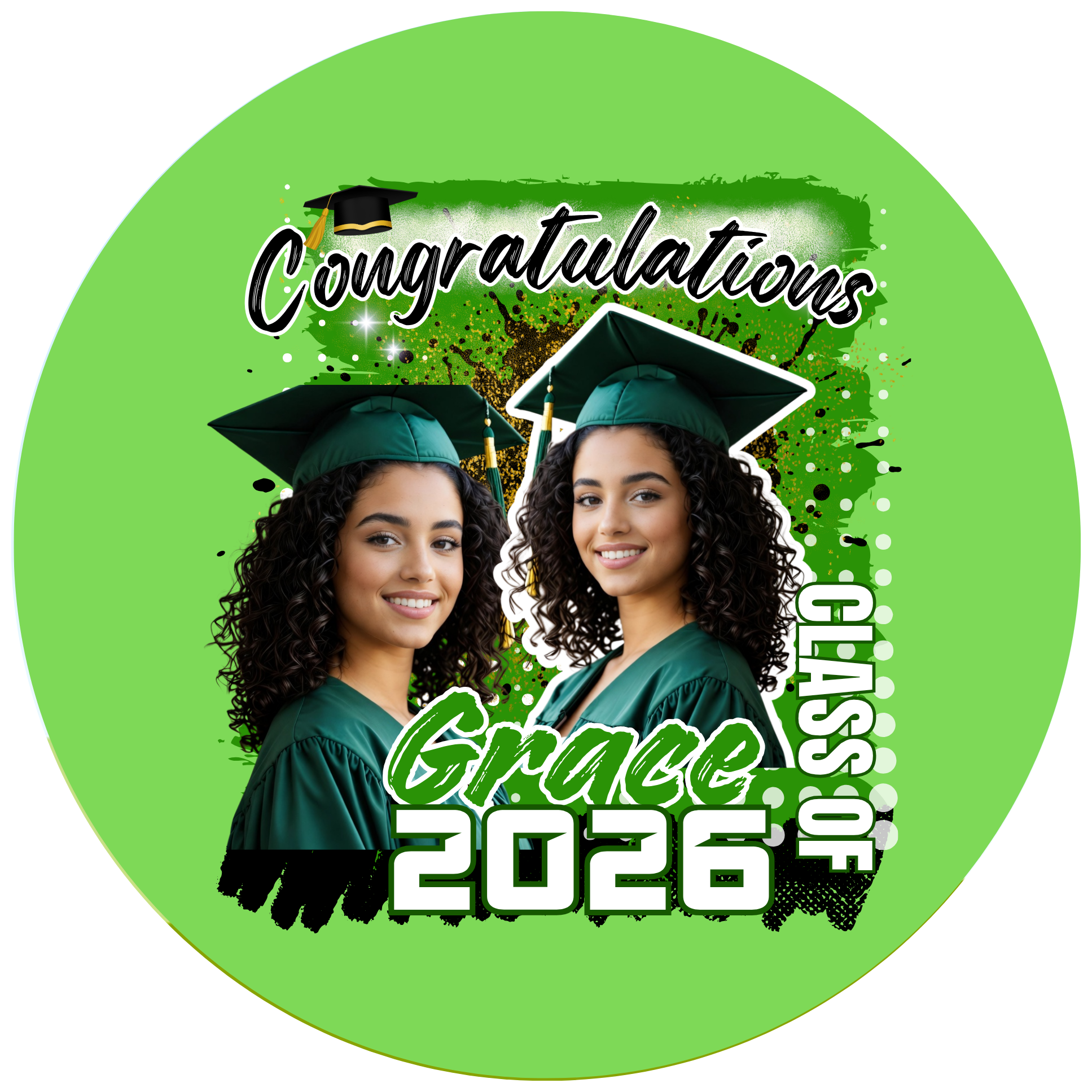 Graduation Photo Buttons