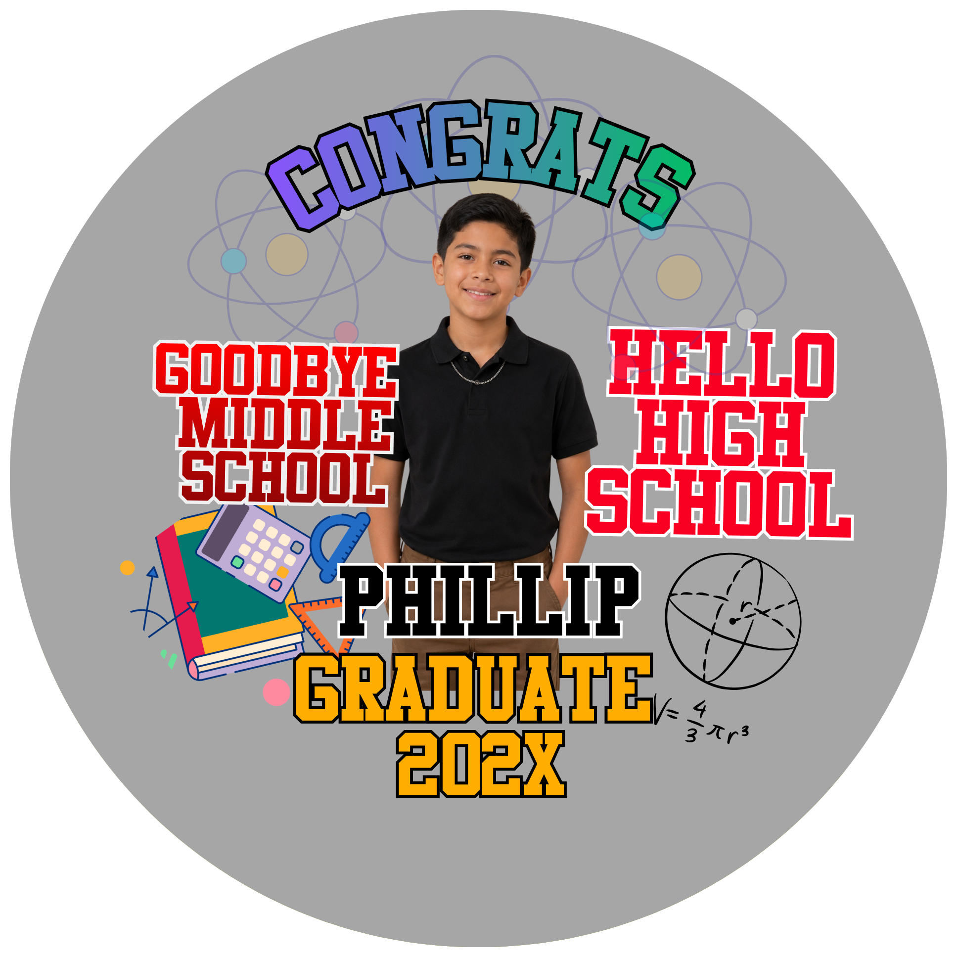 Graduation Photo Buttons