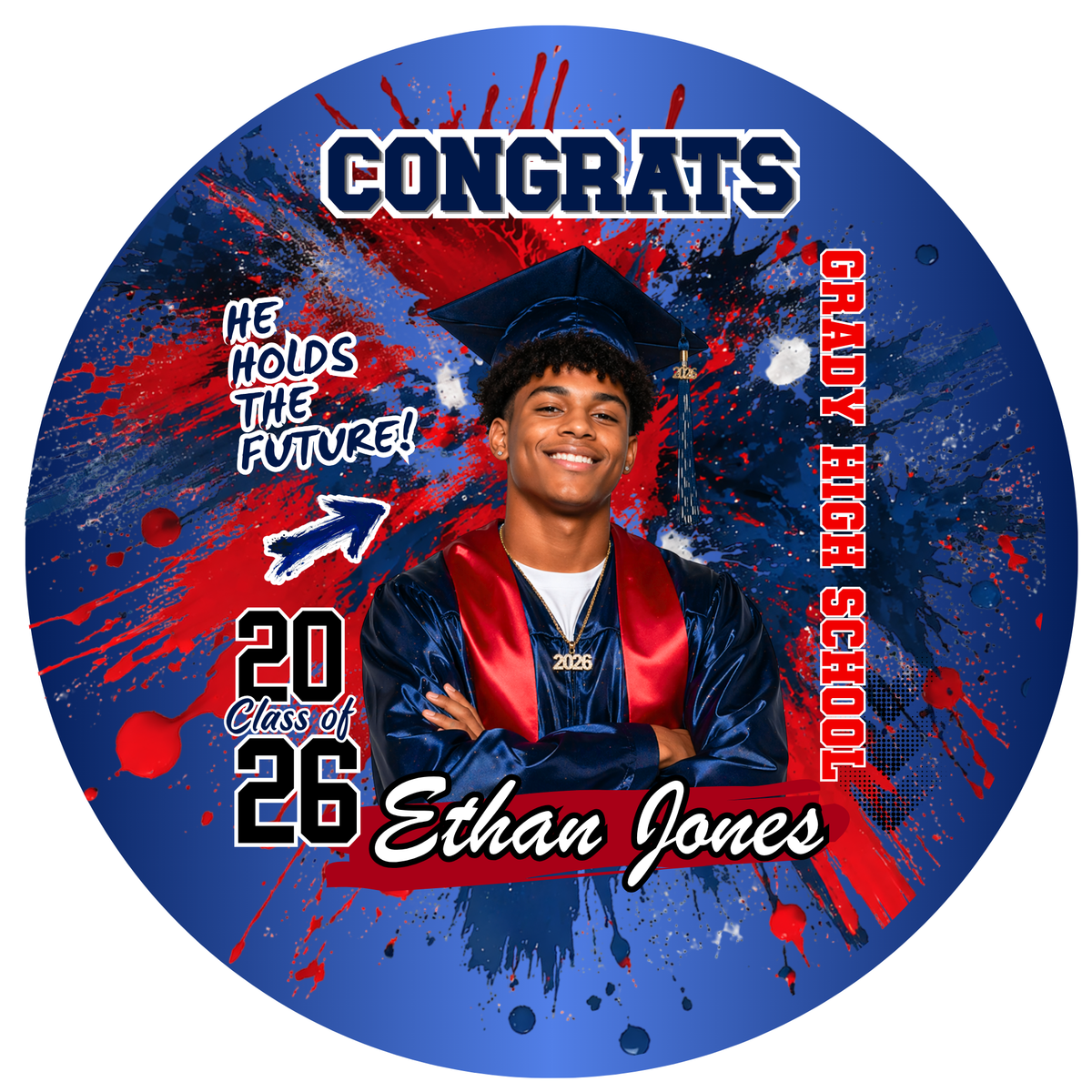 Graduation Photo Buttons