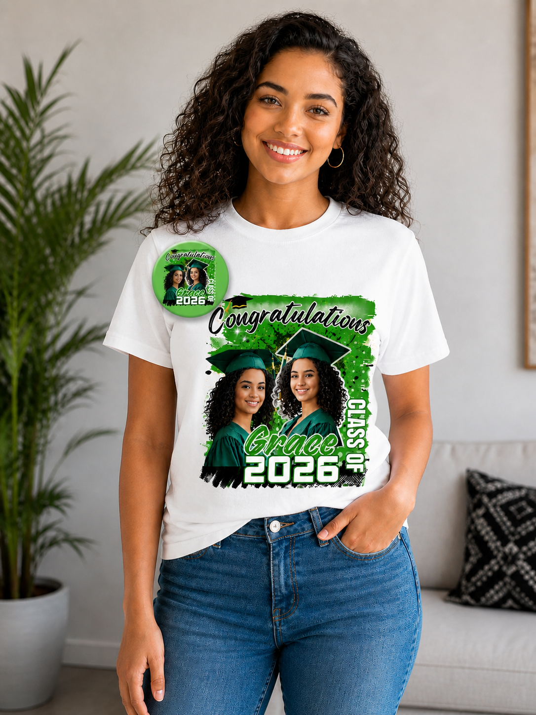 Graduation Photo Buttons