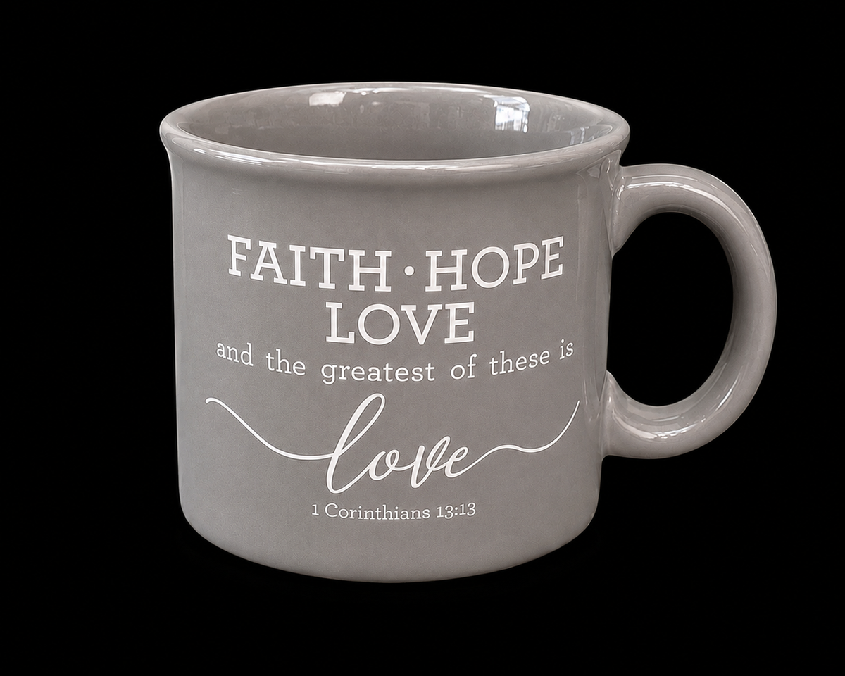 Inspirational Stoneware Mugs - Set of 2