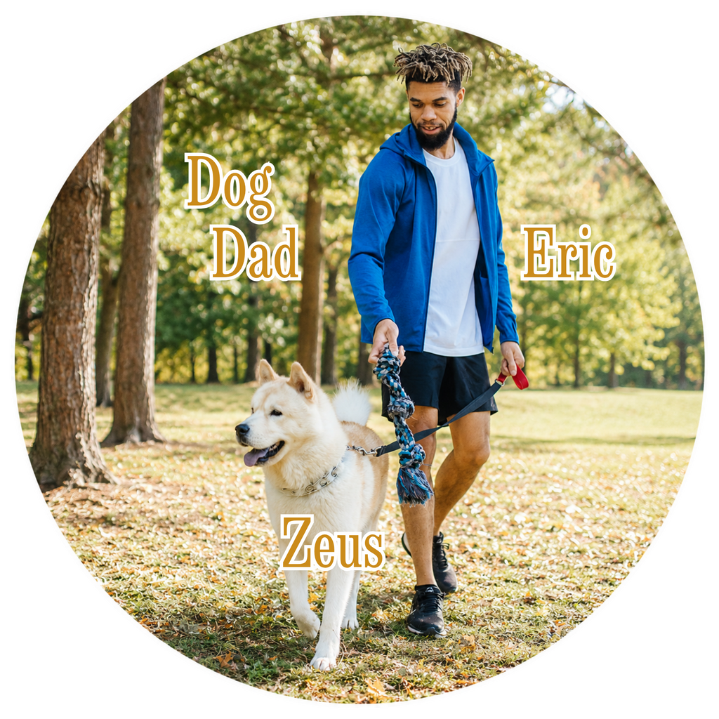 Pet Photo Buttons Dog Dad