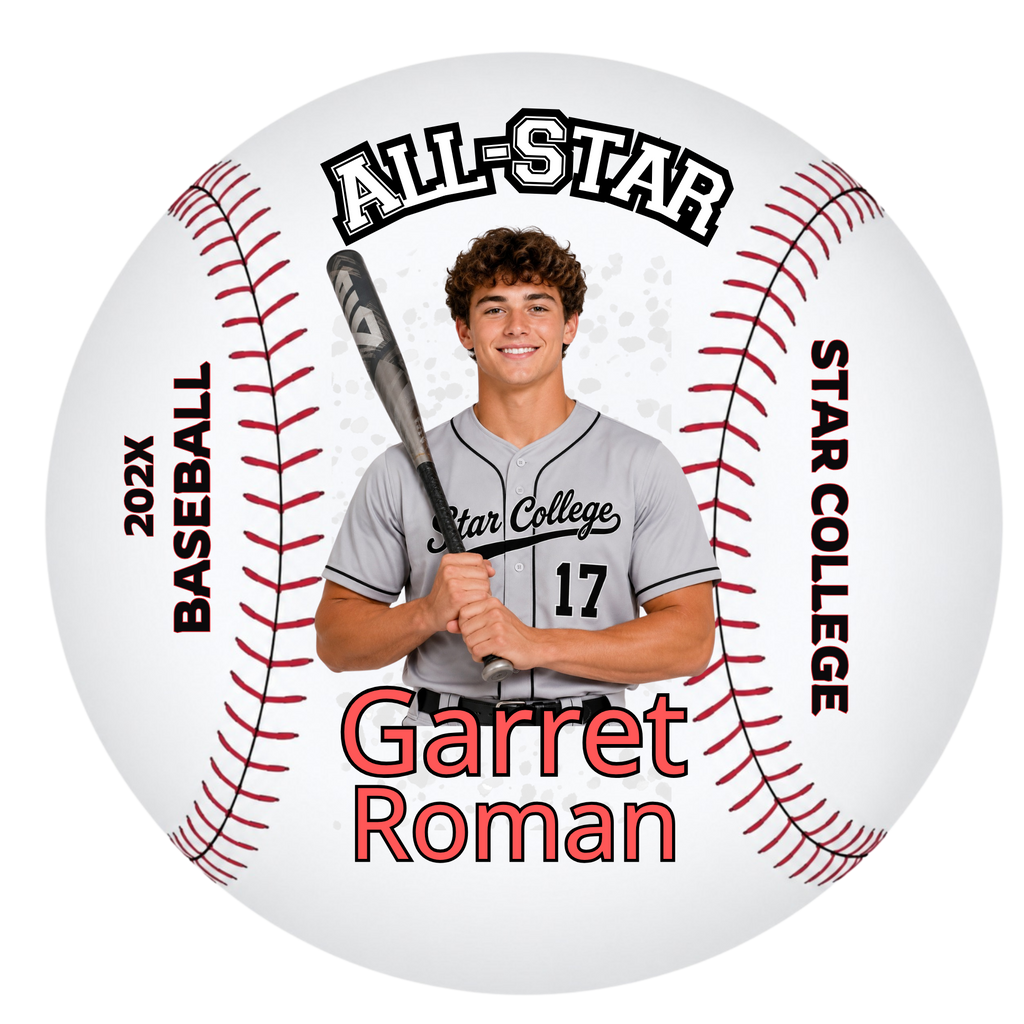 Baseball Photo Buttons