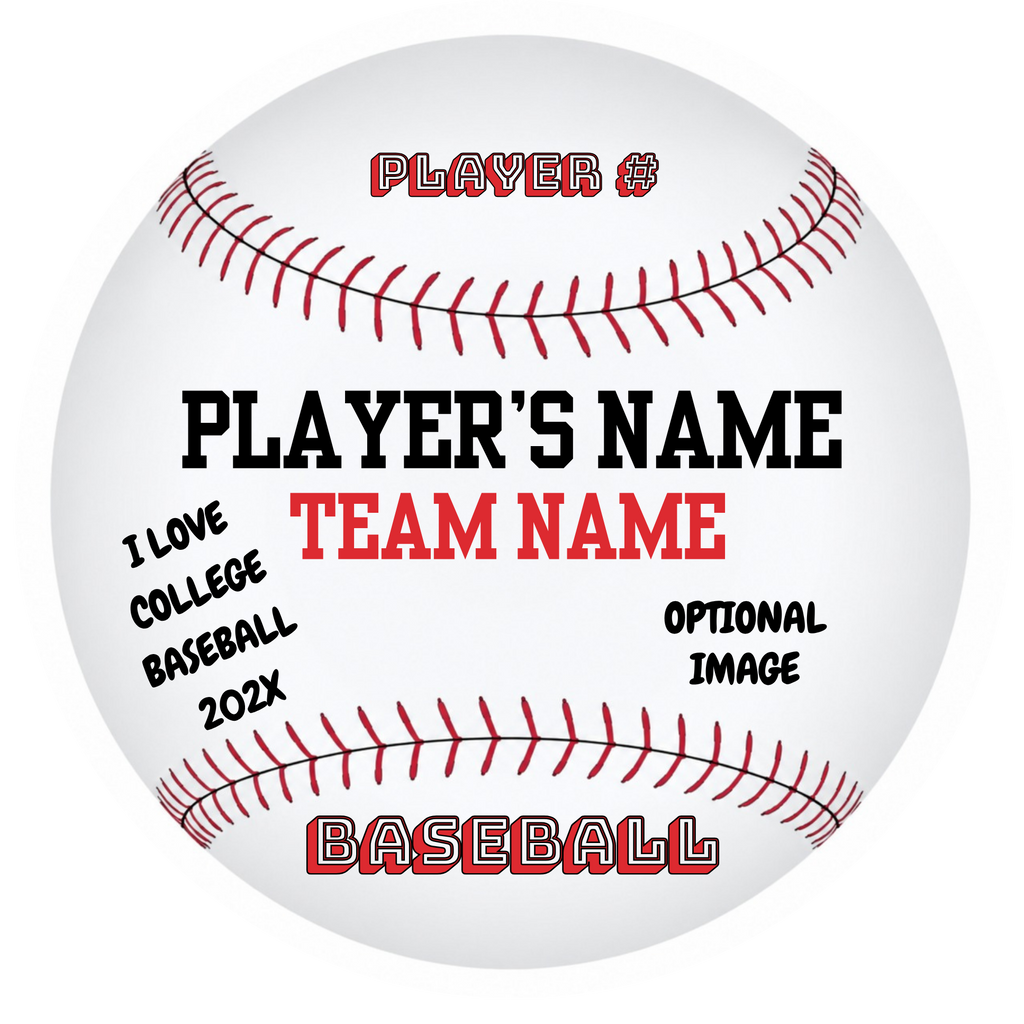 Baseball Photo Buttons