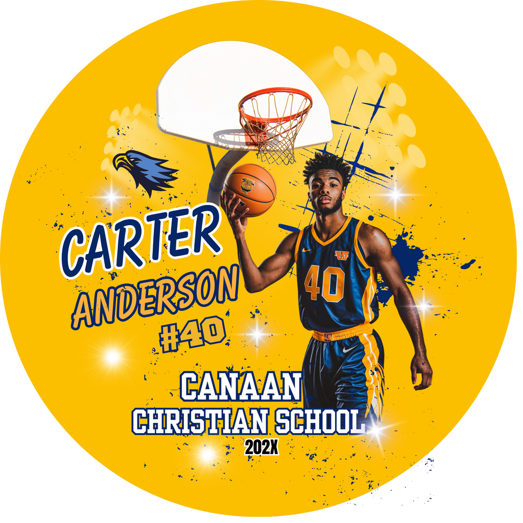 Basketball Photo Buttons