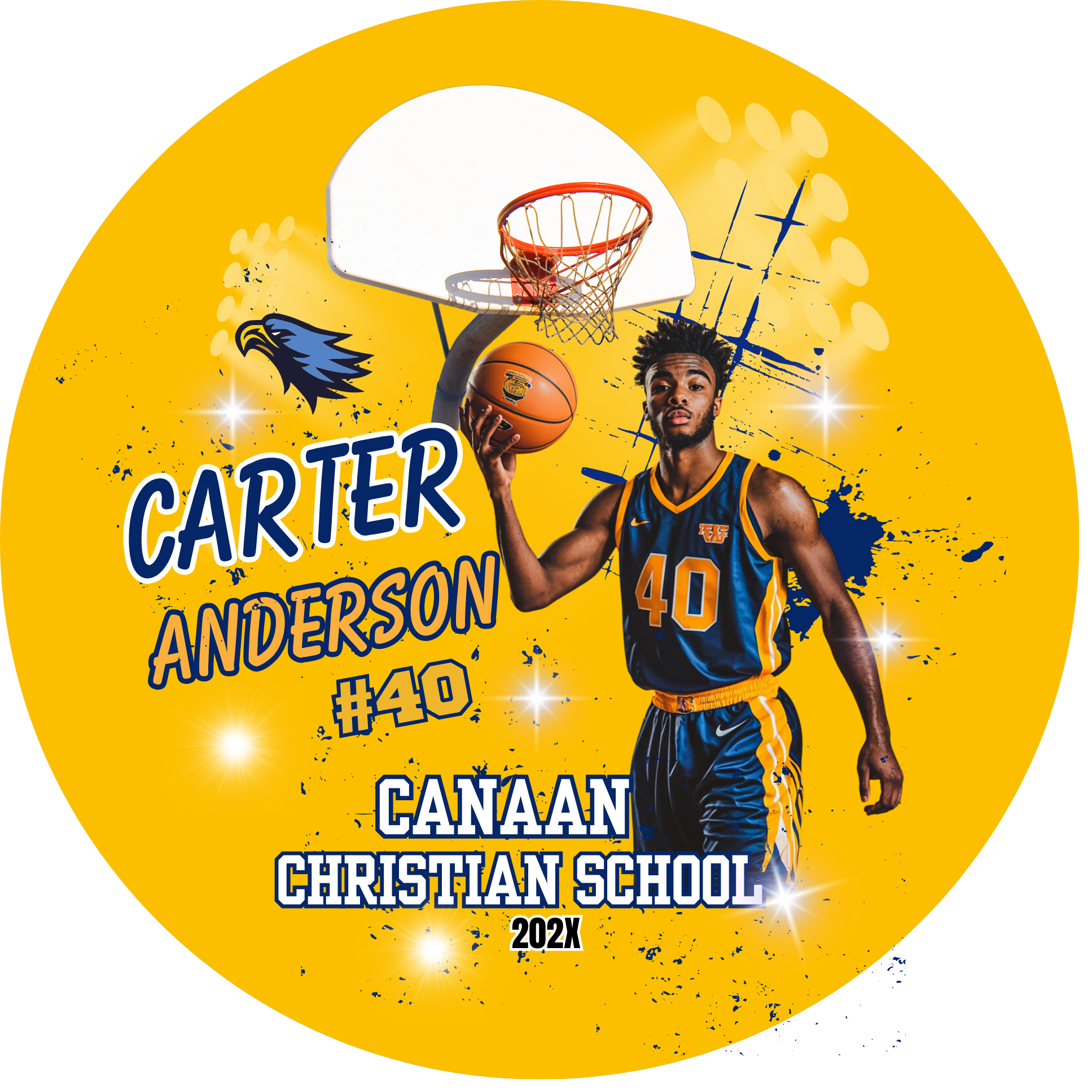 Basketball Photo Buttons