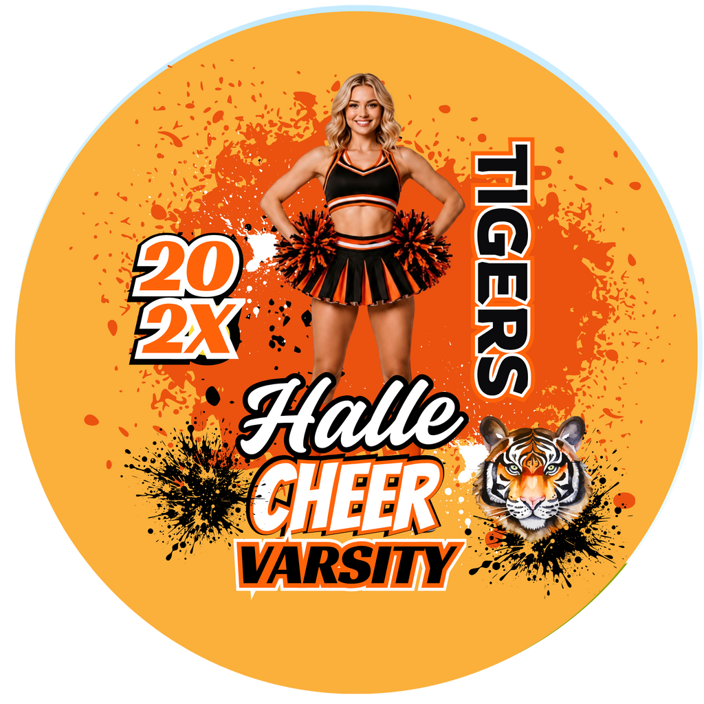 Cheer Photo Buttons