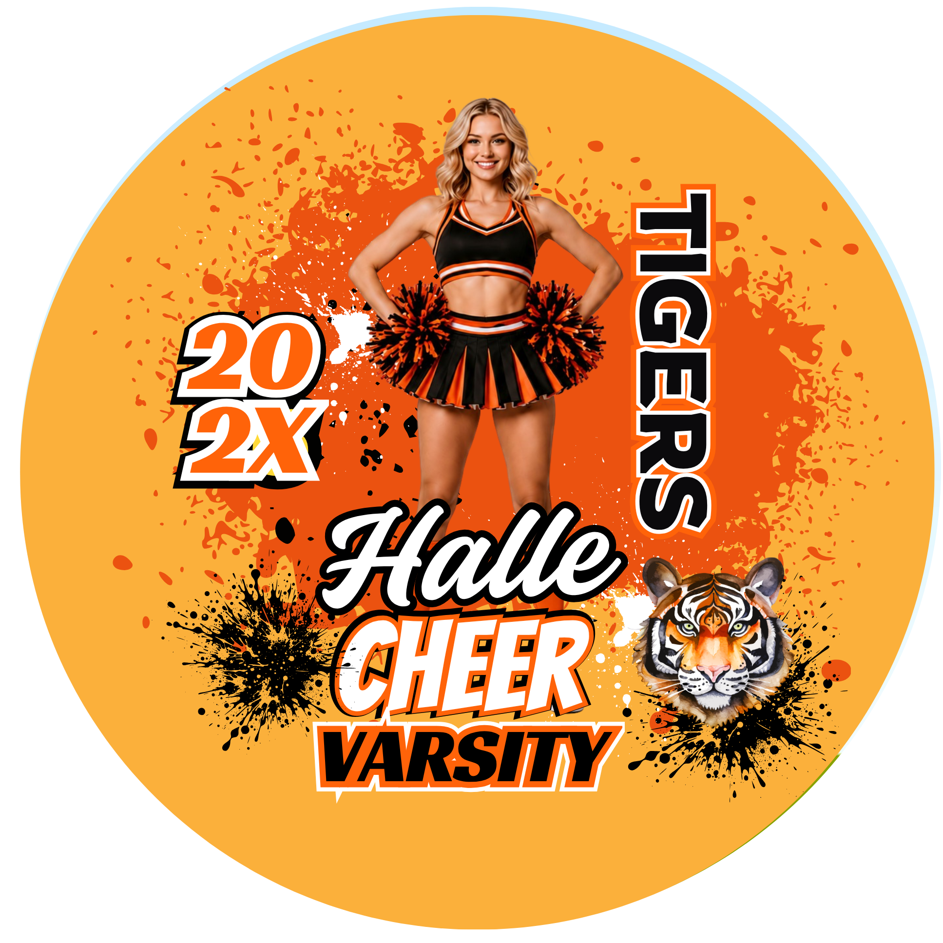 Cheer Photo Buttons