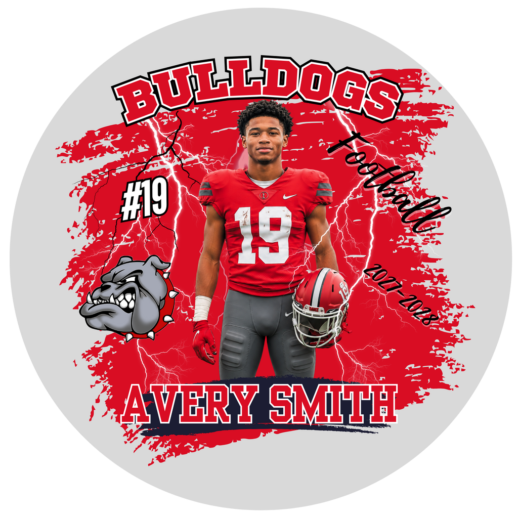 Football Photo Buttons