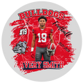 Football Photo Buttons