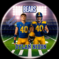 Football Photo Buttons