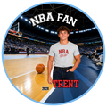 NBA Basketball Fan Photo Buttons