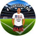 Soccer Photo Buttons USA