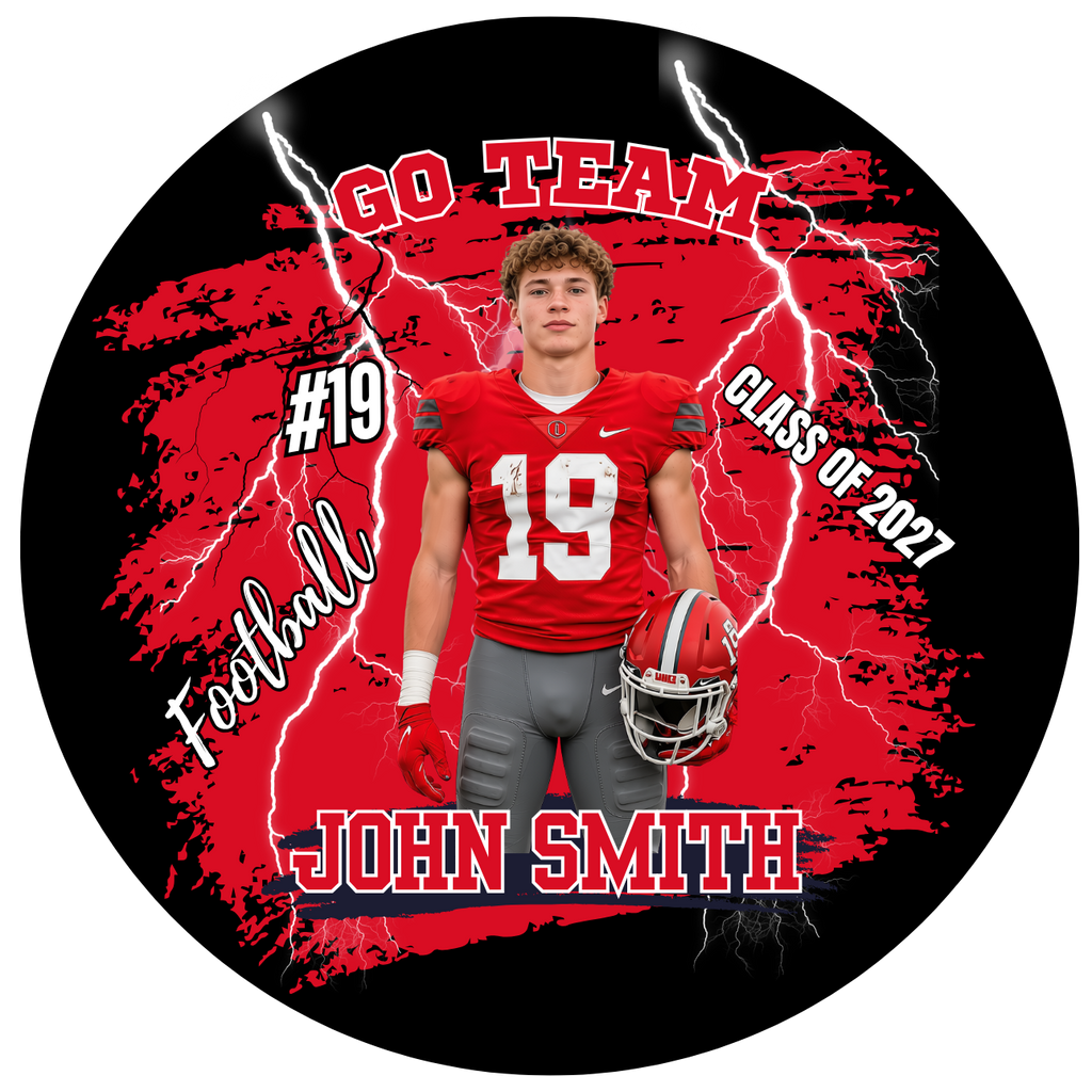 Football Photo Buttons
