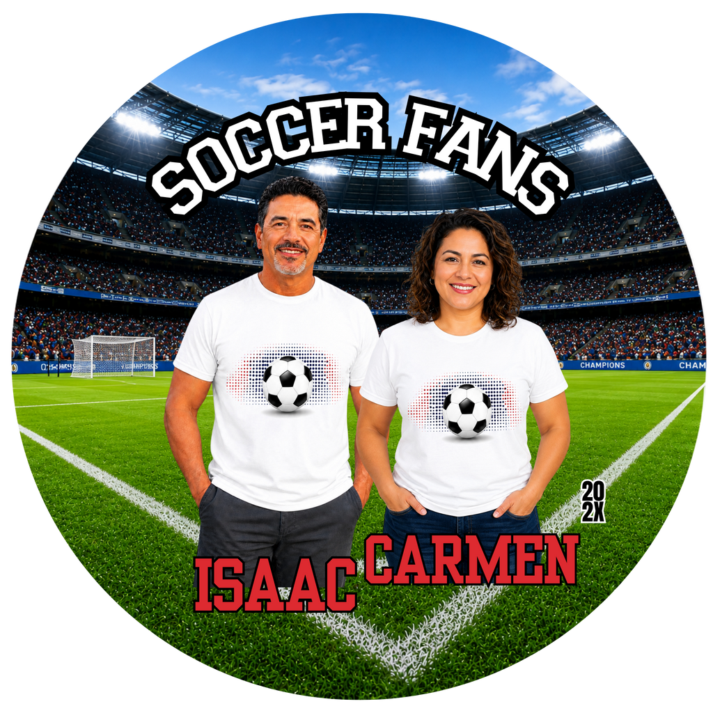 Soccer Photo Buttons USA