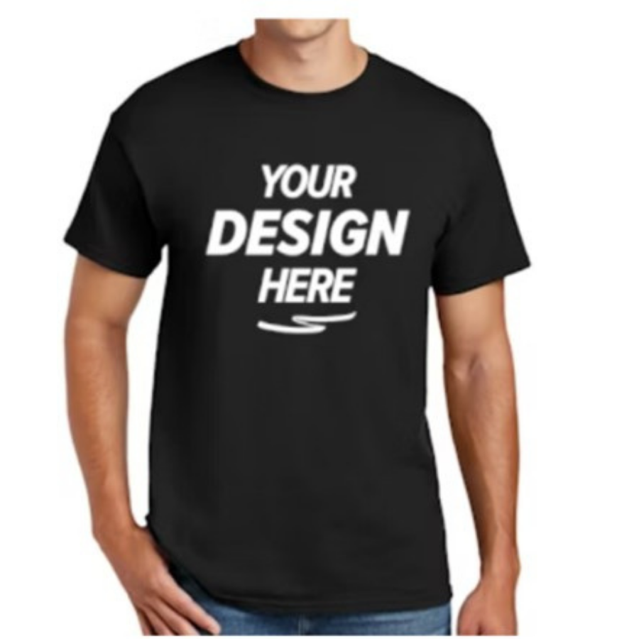 Custom Graphic T-Shirt Black