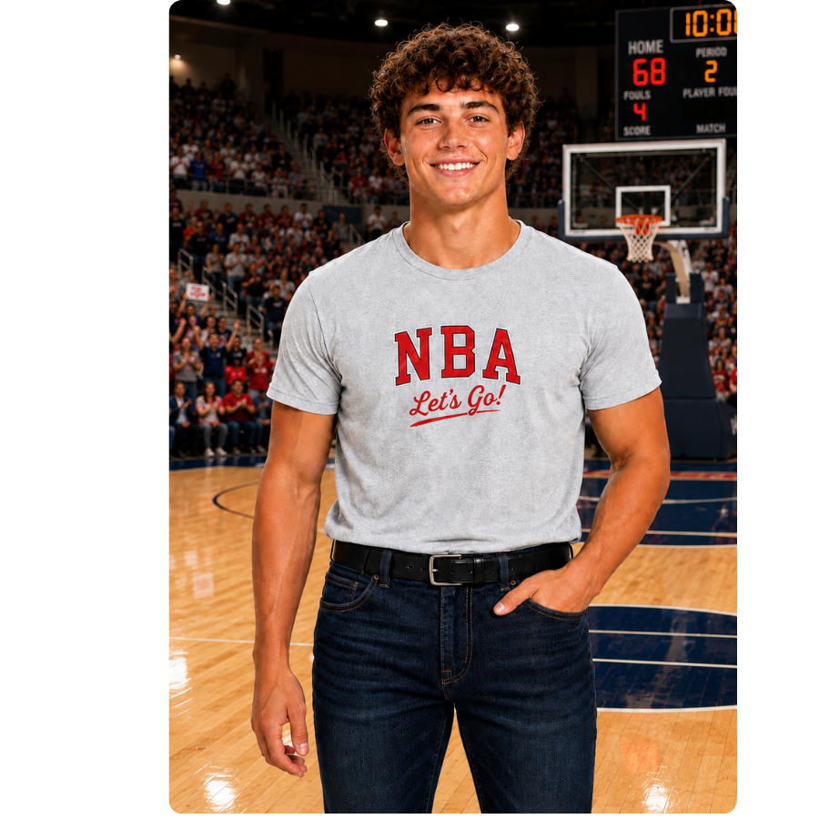 Sports Graphic T-Shirt Basketball NBA