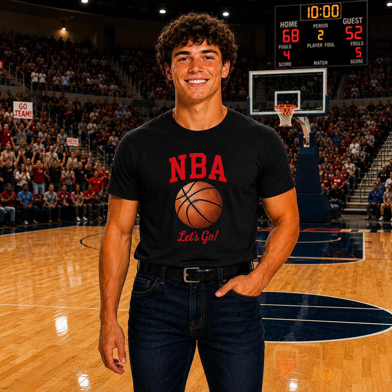 Sports Graphic T-Shirt Basketball NBA