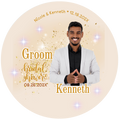 Wedding Photo Buttons Groom