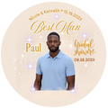 Wedding Photo Buttons Best Man