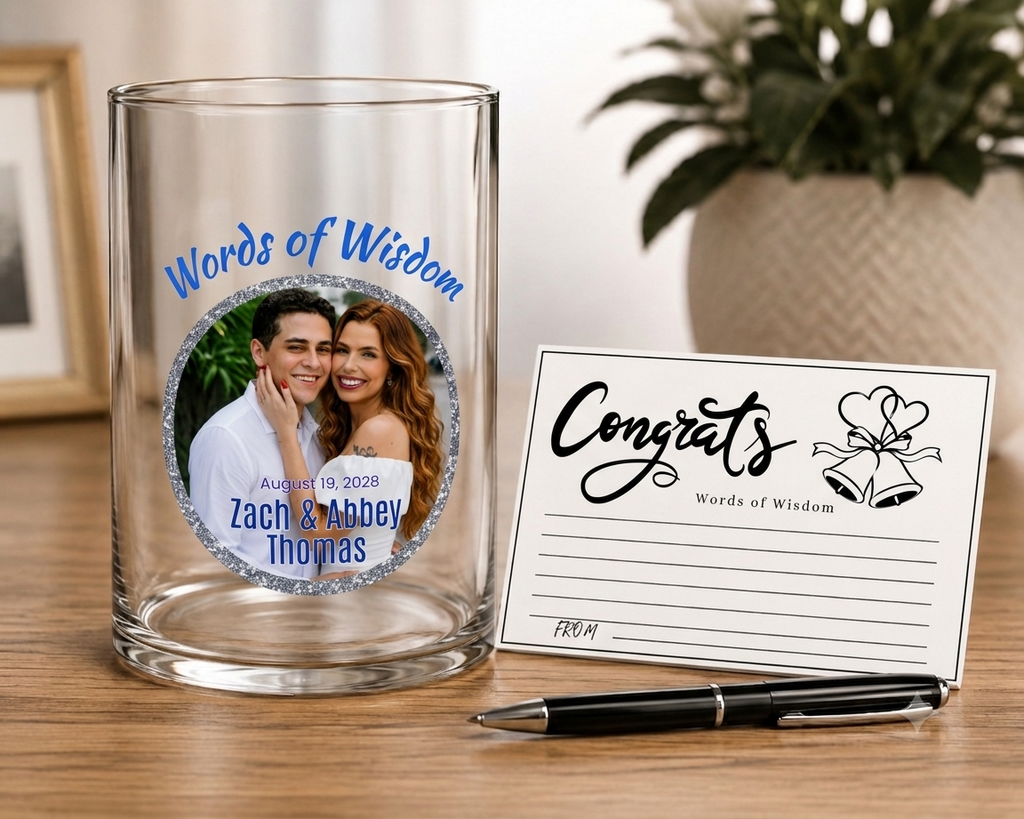 Custom Wisdom Jar Wedding | Birthday | Graduation